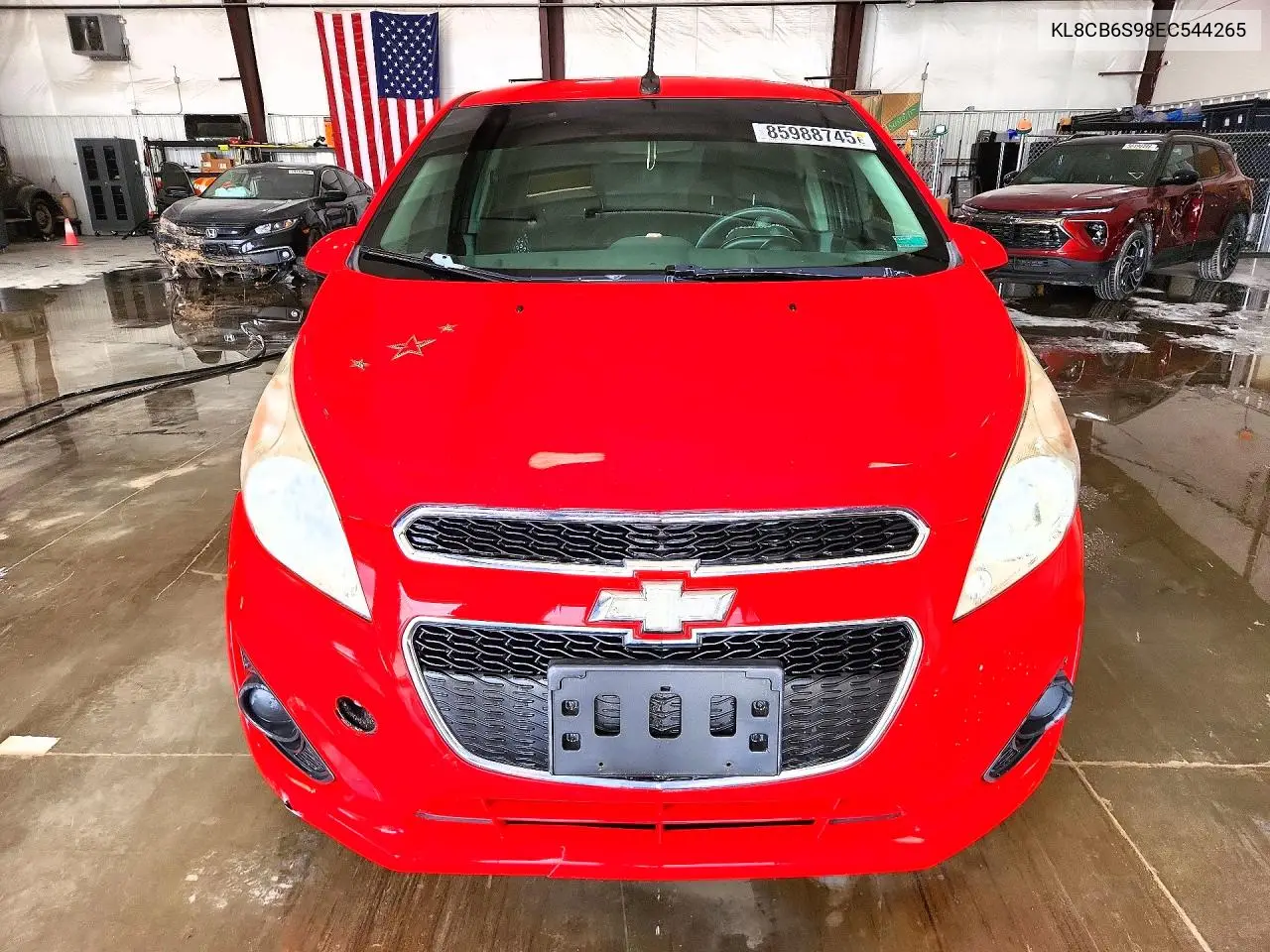 2014 Chevrolet Spark Ls VIN: KL8CB6S98EC544265 Lot: 85988745