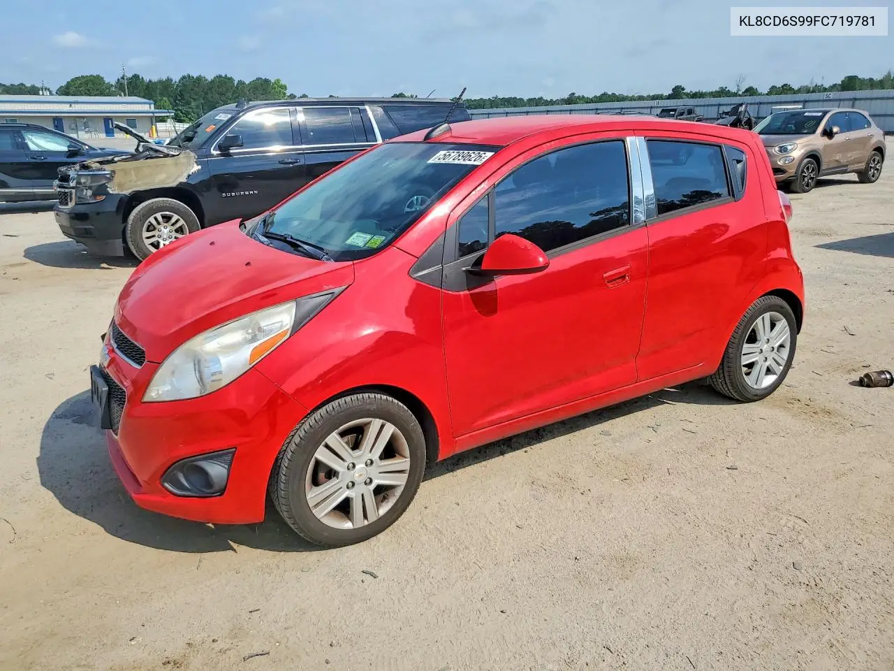 2015 Chevrolet Spark 1Lt VIN: KL8CD6S99FC719781 Lot: 56789626