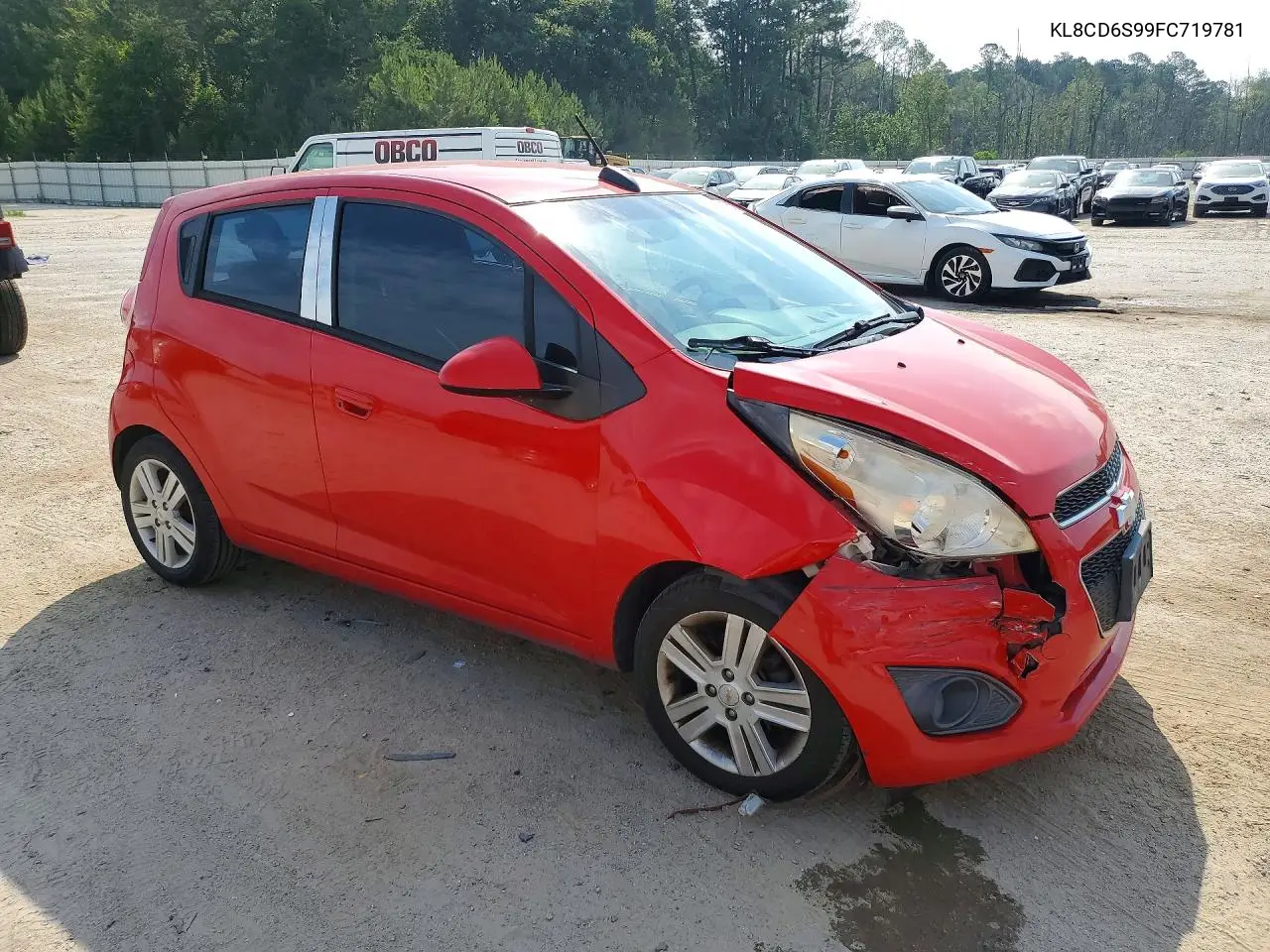 2015 Chevrolet Spark 1Lt VIN: KL8CD6S99FC719781 Lot: 56789626