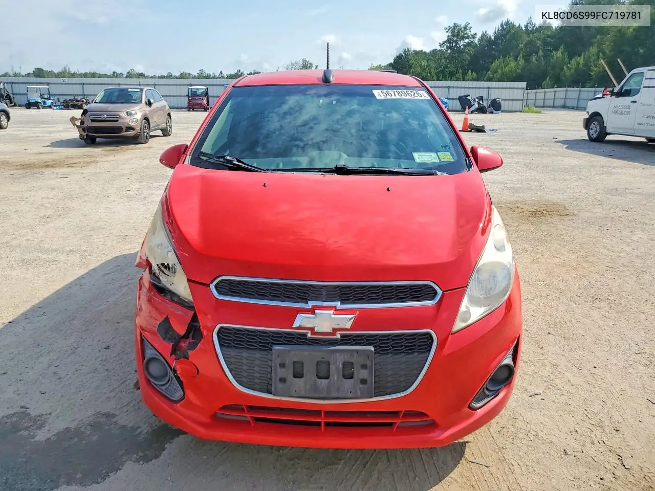 2015 Chevrolet Spark 1Lt VIN: KL8CD6S99FC719781 Lot: 56789626