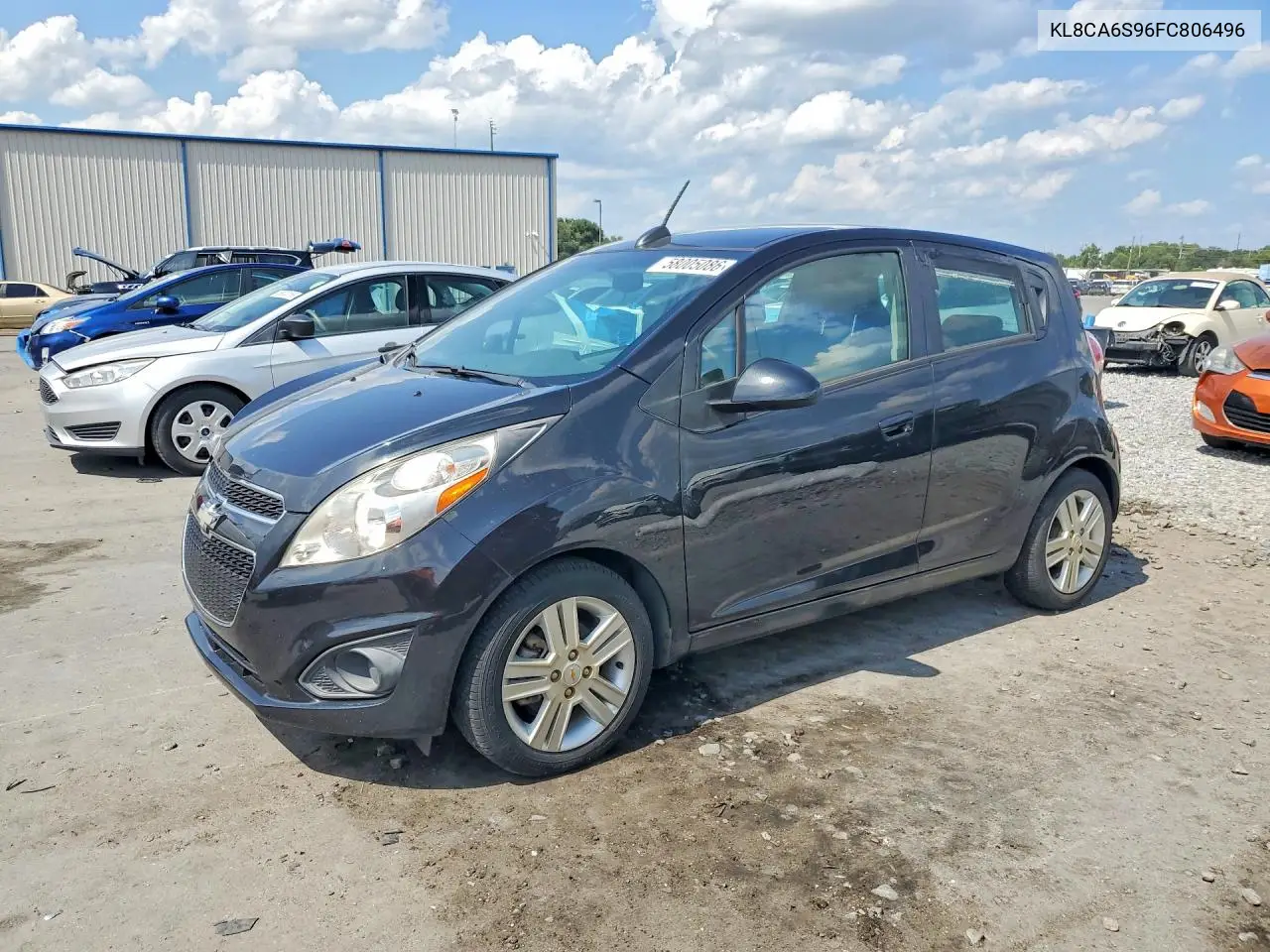 2015 Chevrolet Spark Ls VIN: KL8CA6S96FC806496 Lot: 58005086