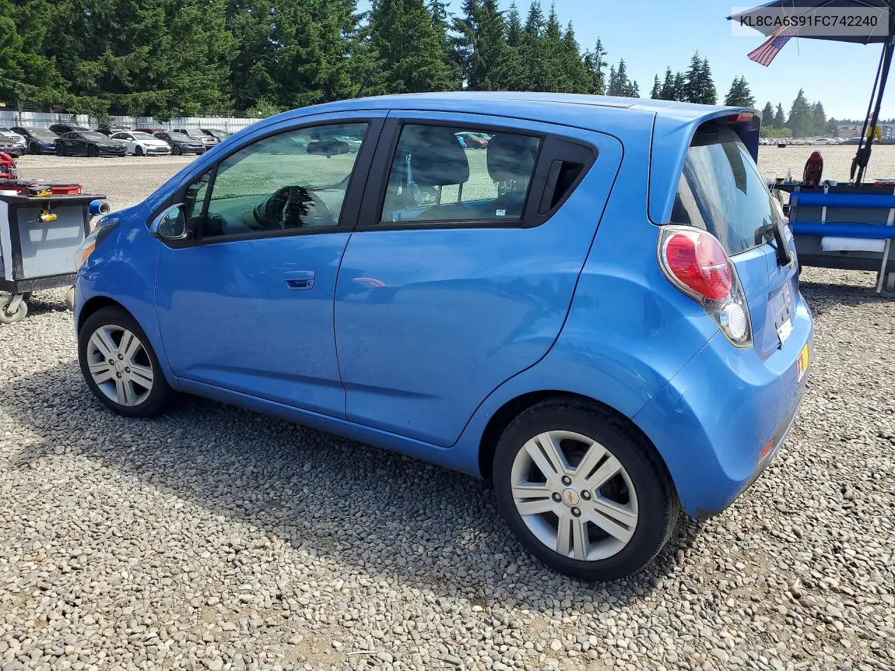 2015 Chevrolet Spark Ls VIN: KL8CA6S91FC742240 Lot: 58162526
