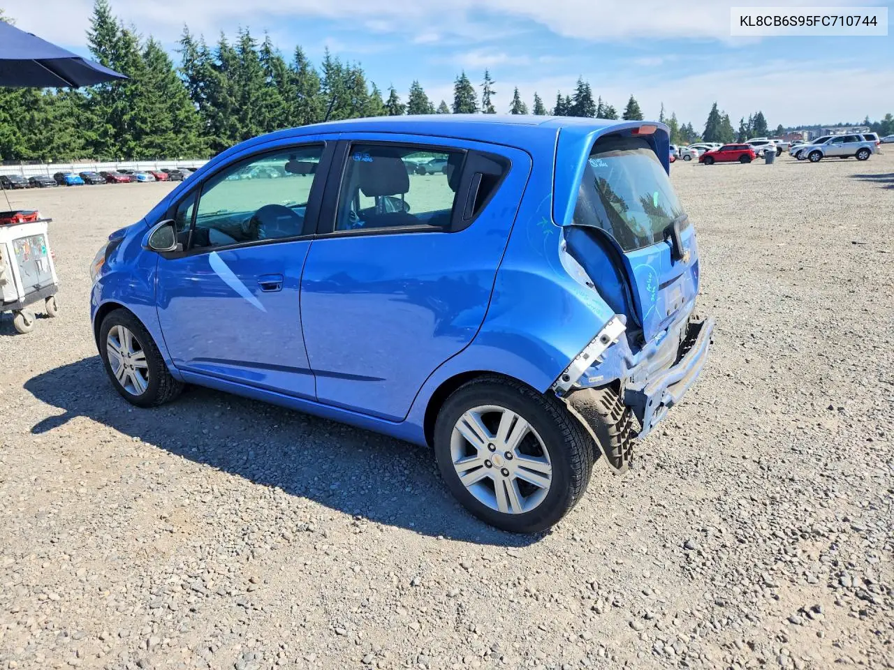 2015 Chevrolet Spark Ls VIN: KL8CB6S95FC710744 Lot: 59068206