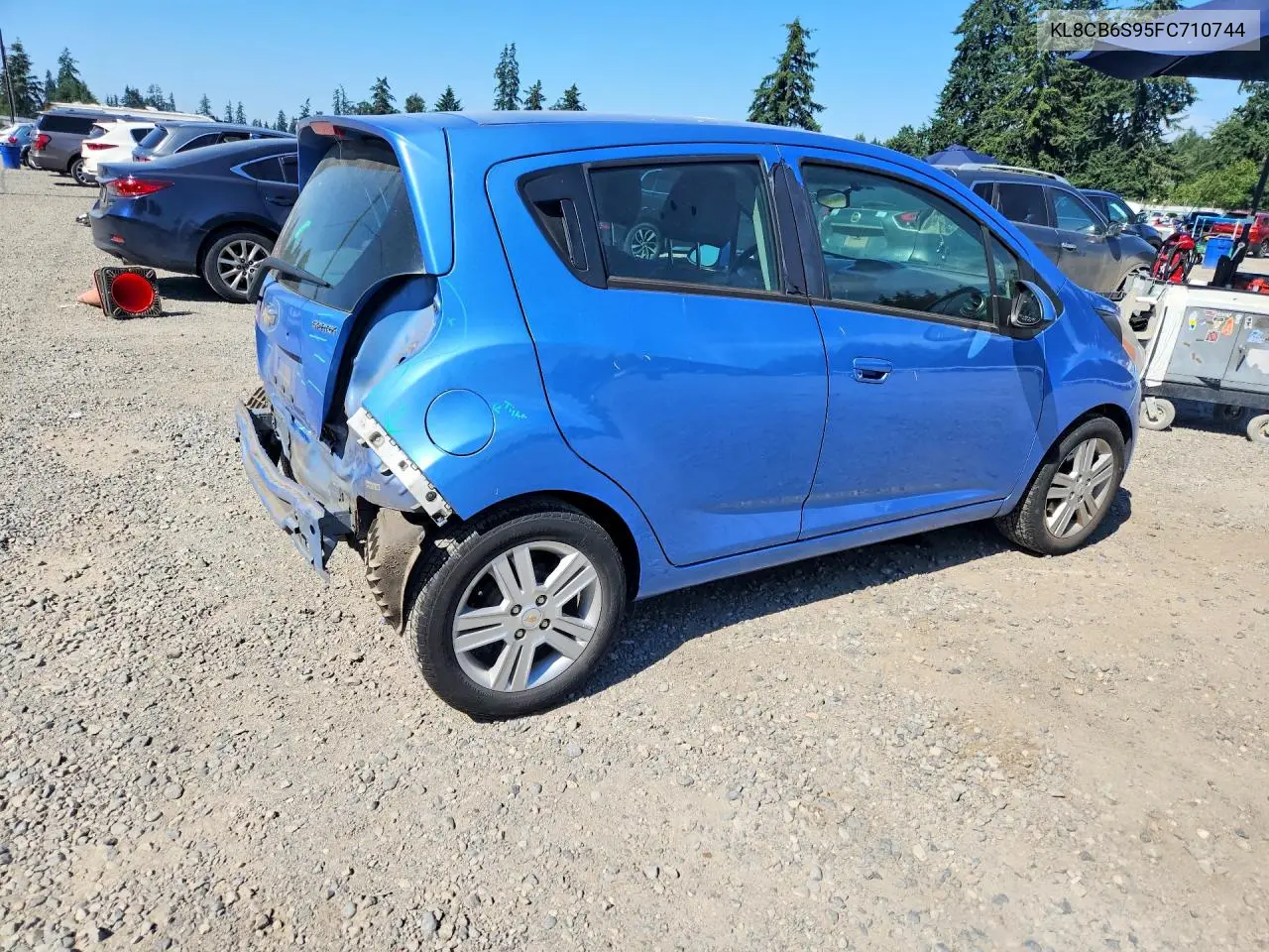 2015 Chevrolet Spark Ls VIN: KL8CB6S95FC710744 Lot: 59068206