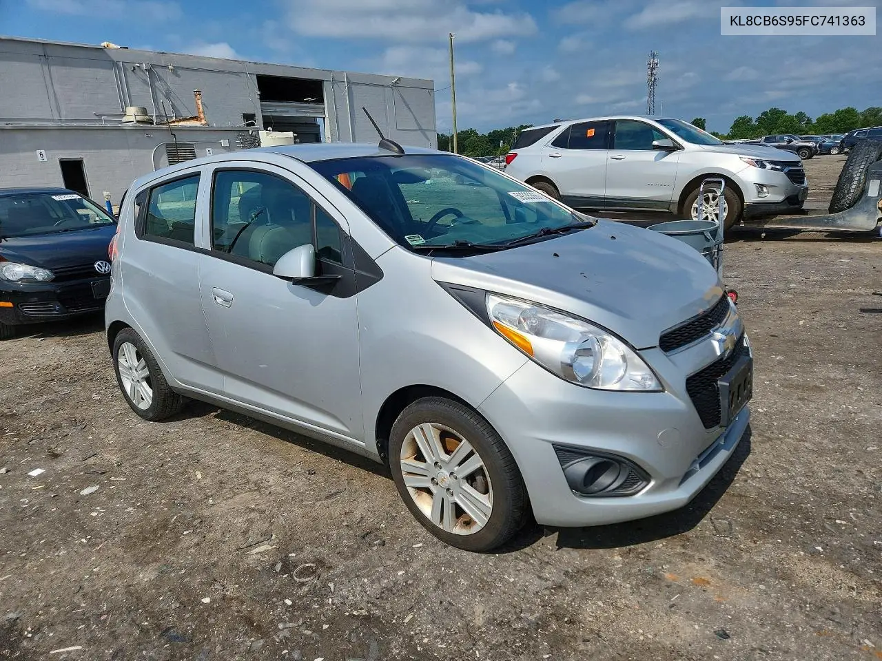 2015 Chevrolet Spark Ls VIN: KL8CB6S95FC741363 Lot: 59335366