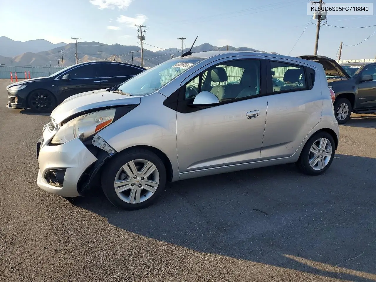2015 Chevrolet Spark 1Lt VIN: KL8CD6S95FC718840 Lot: 60656766