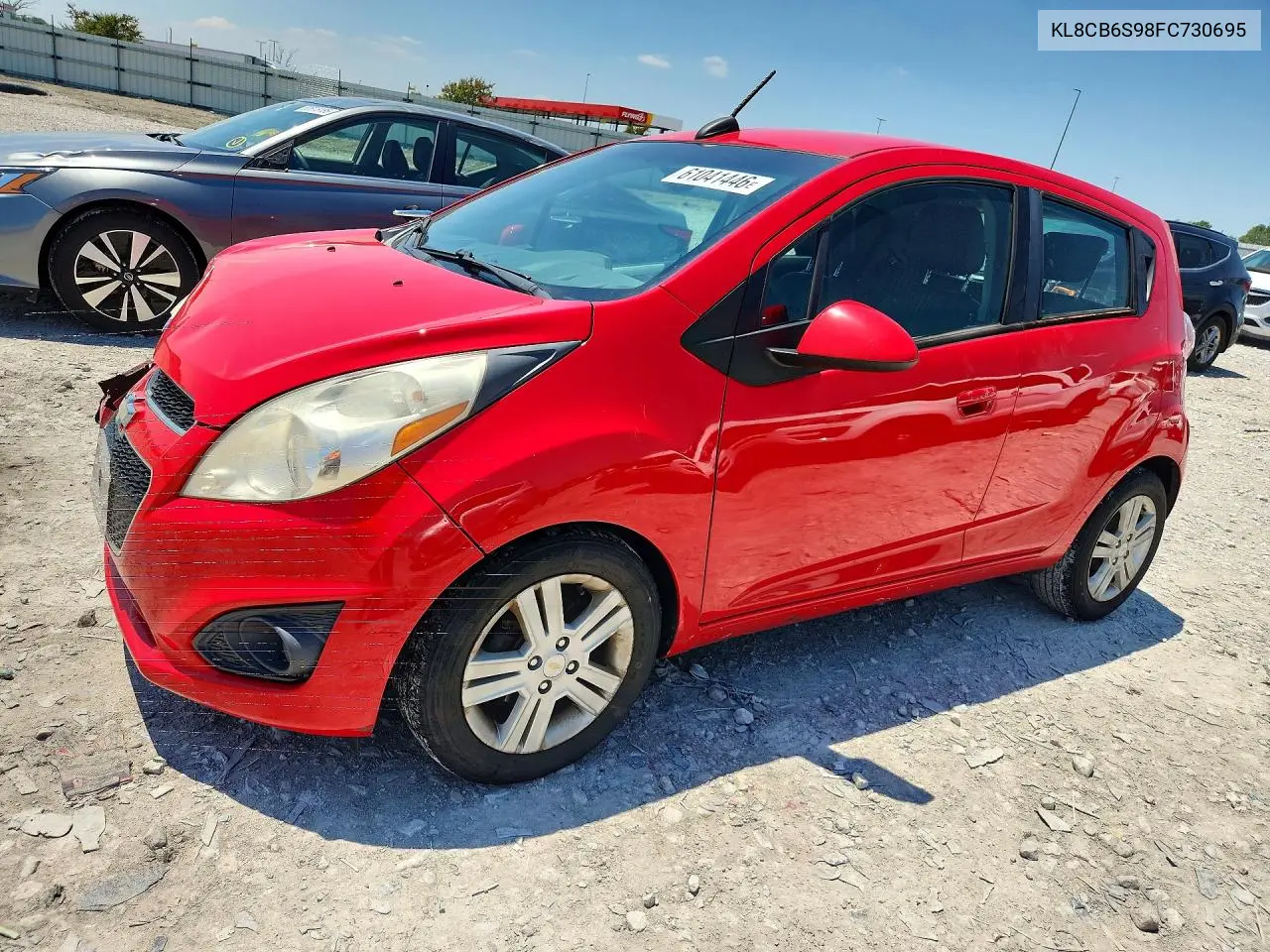 2015 Chevrolet Spark Ls VIN: KL8CB6S98FC730695 Lot: 61041446