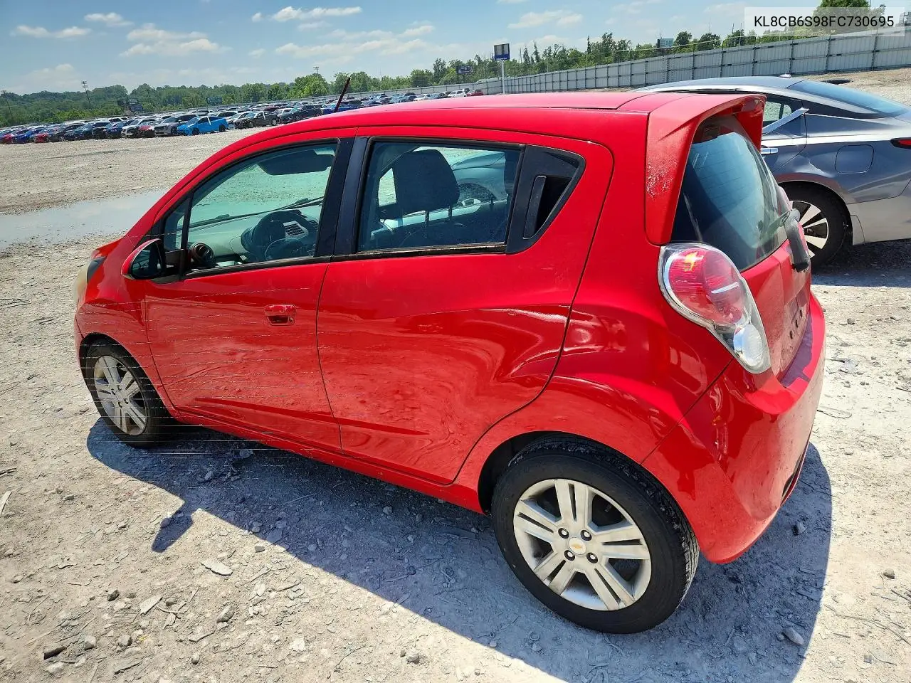 2015 Chevrolet Spark Ls VIN: KL8CB6S98FC730695 Lot: 61041446