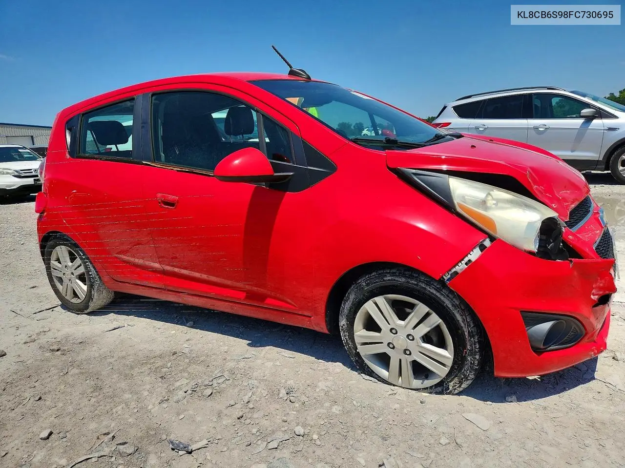 2015 Chevrolet Spark Ls VIN: KL8CB6S98FC730695 Lot: 61041446