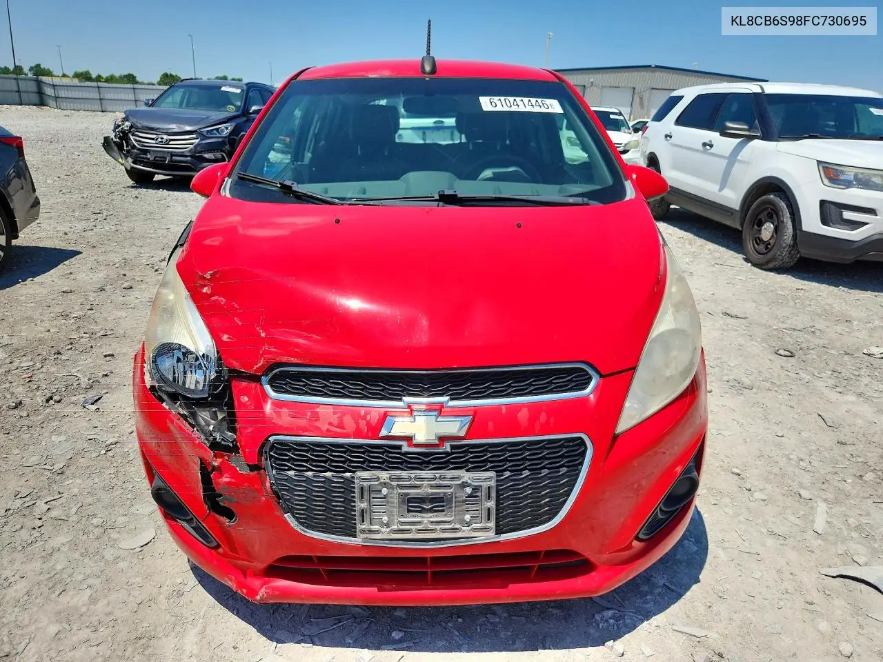 2015 Chevrolet Spark Ls VIN: KL8CB6S98FC730695 Lot: 61041446