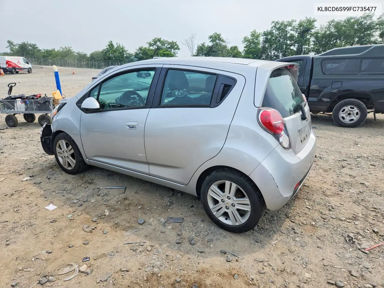 2015 Chevrolet Spark 1Lt VIN: KL8CD6S99FC735477 Lot: 61221276