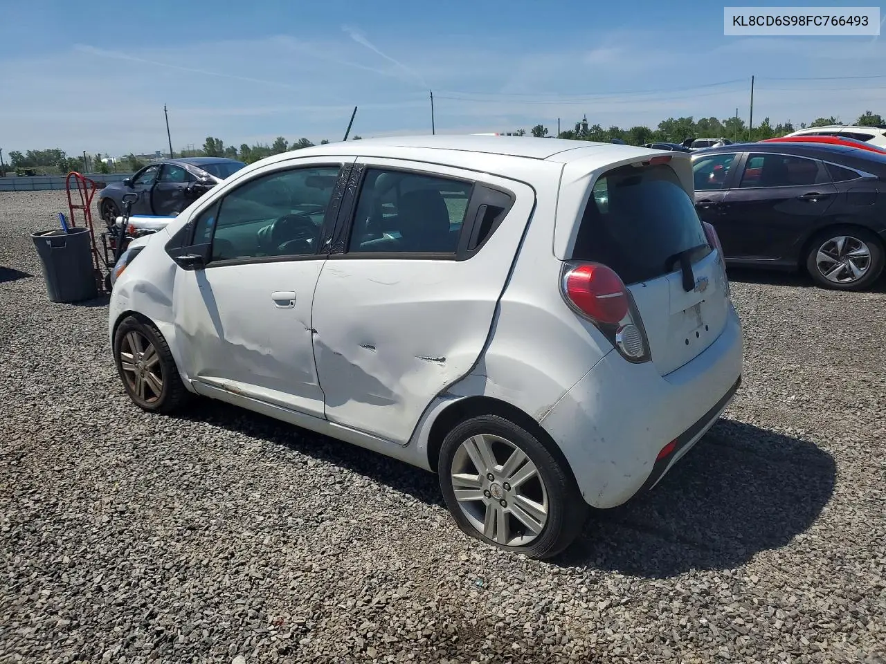2015 Chevrolet Spark 1Lt VIN: KL8CD6S98FC766493 Lot: 61386766
