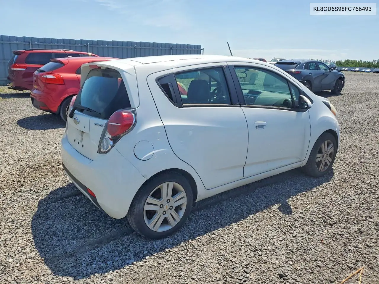 2015 Chevrolet Spark 1Lt VIN: KL8CD6S98FC766493 Lot: 61386766