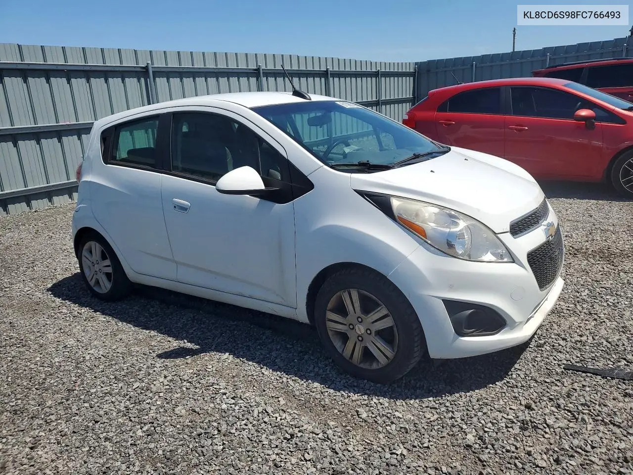 2015 Chevrolet Spark 1Lt VIN: KL8CD6S98FC766493 Lot: 61386766