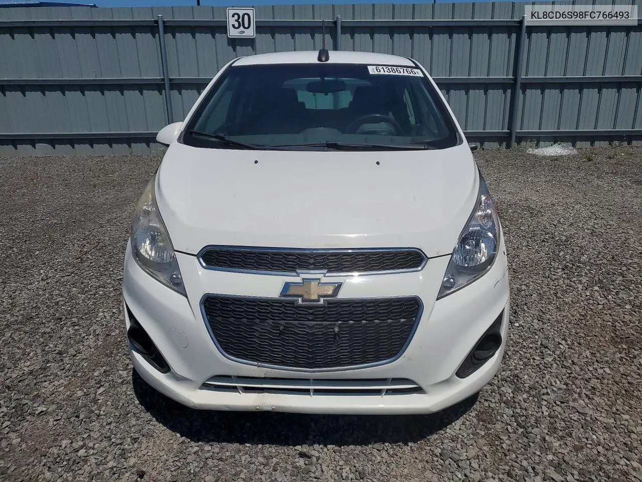 2015 Chevrolet Spark 1Lt VIN: KL8CD6S98FC766493 Lot: 61386766