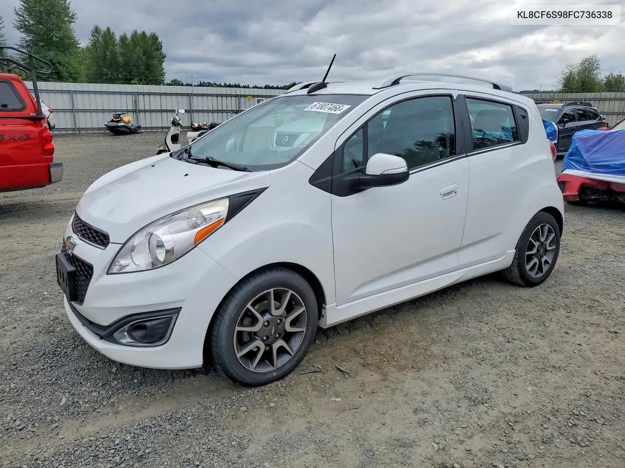 2015 Chevrolet Spark 2Lt VIN: KL8CF6S98FC736338 Lot: 61807466
