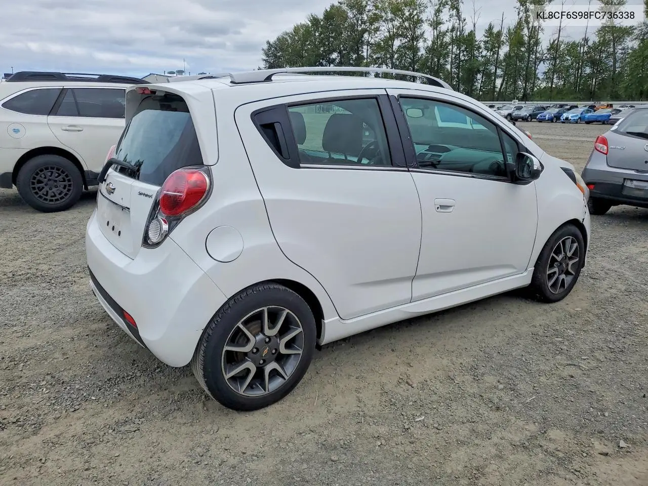 2015 Chevrolet Spark 2Lt VIN: KL8CF6S98FC736338 Lot: 61807466