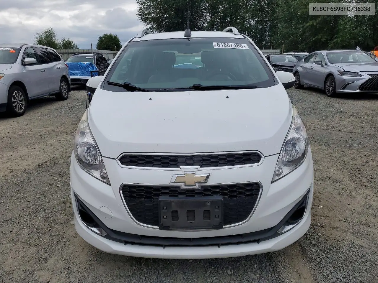 2015 Chevrolet Spark 2Lt VIN: KL8CF6S98FC736338 Lot: 61807466