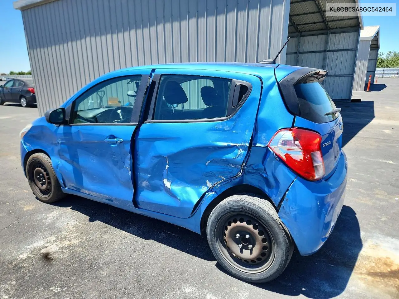 2016 Chevrolet Spark Ls VIN: KL8CB6SA8GC542464 Lot: 59004516