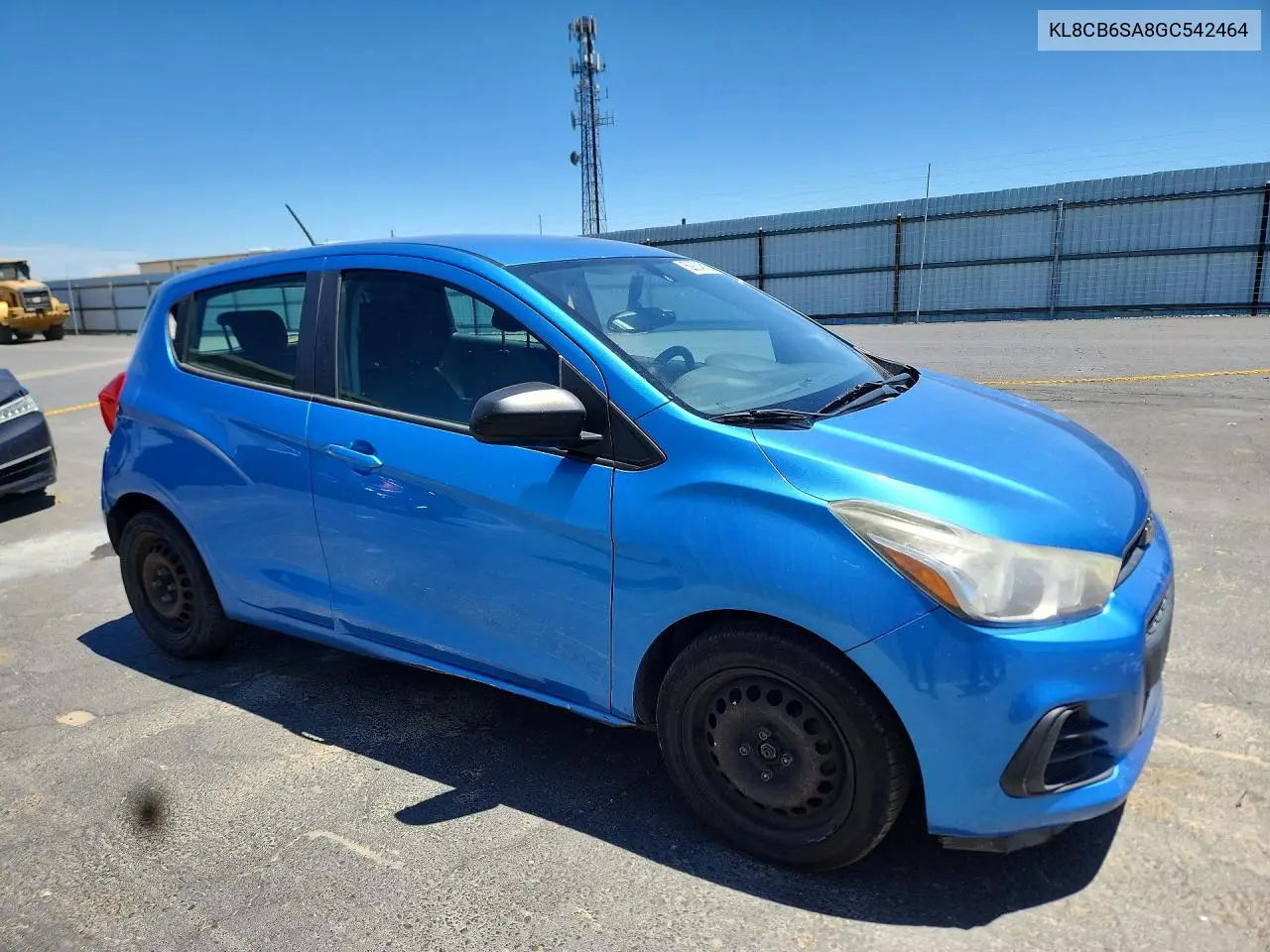2016 Chevrolet Spark Ls VIN: KL8CB6SA8GC542464 Lot: 59004516