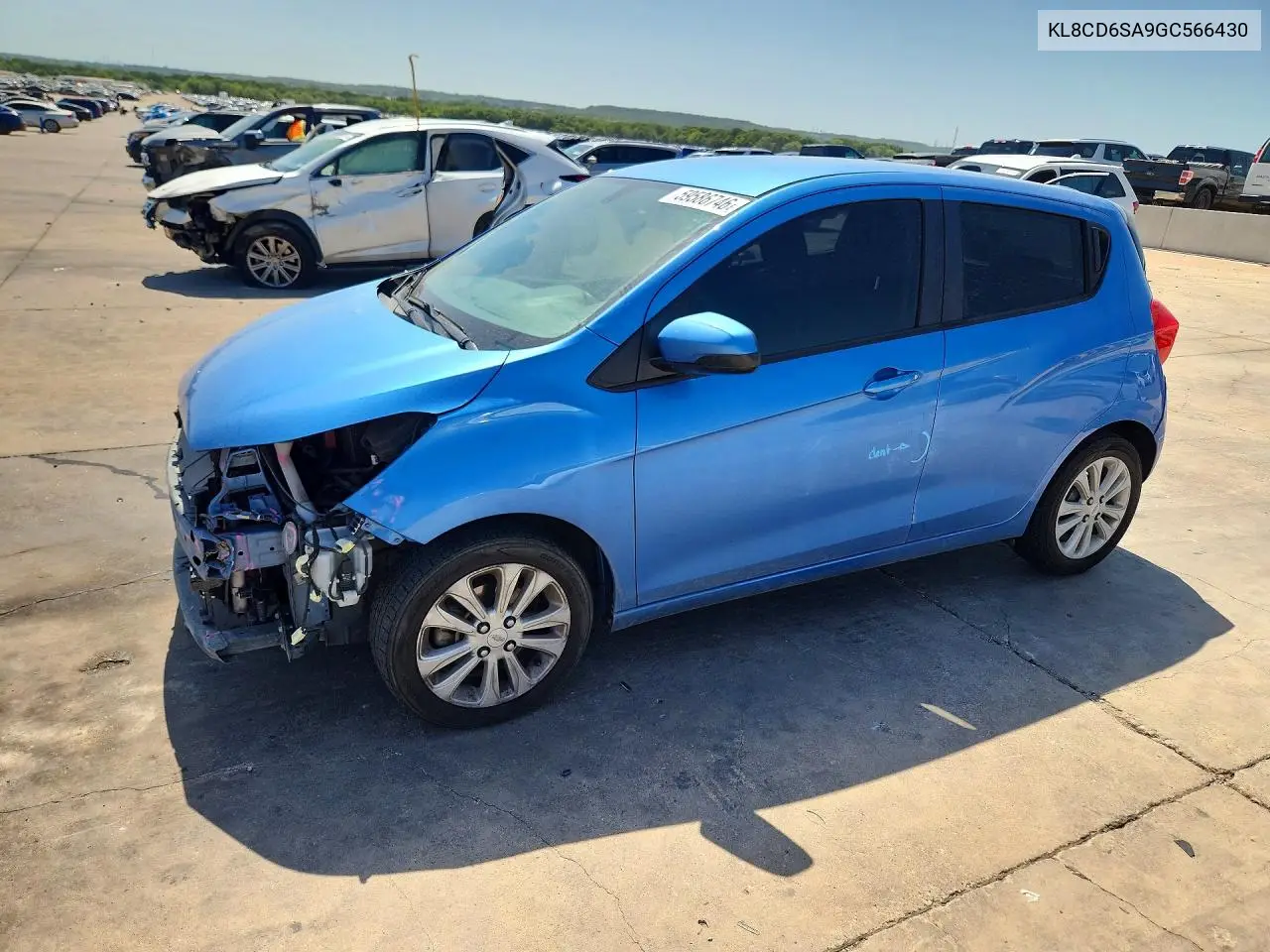 2016 Chevrolet Spark 1Lt VIN: KL8CD6SA9GC566430 Lot: 59586746