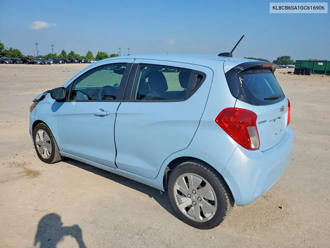 2016 Chevrolet Spark Ls VIN: KL8CB6SA1GC616906 Lot: 59964096