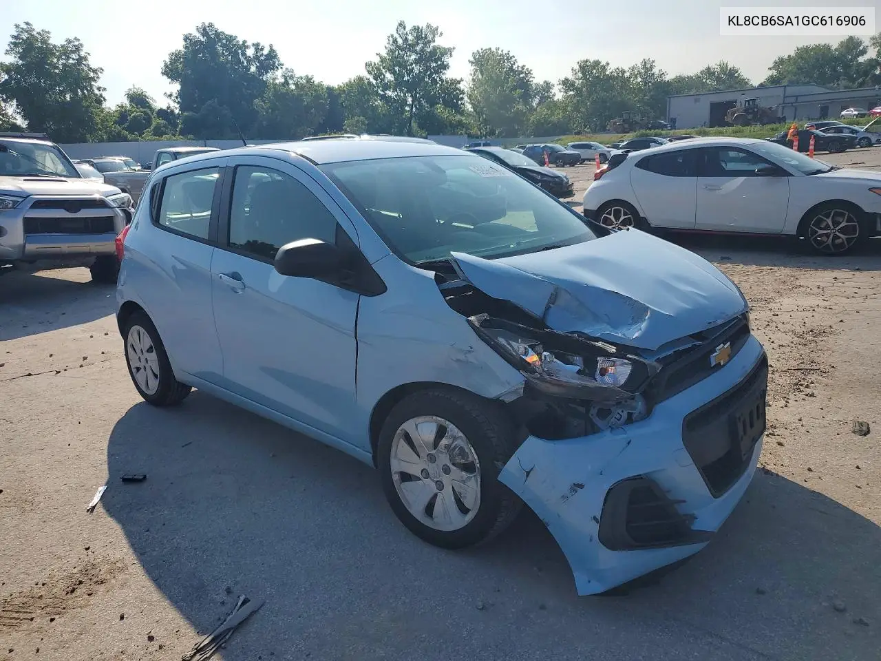 2016 Chevrolet Spark Ls VIN: KL8CB6SA1GC616906 Lot: 59964096