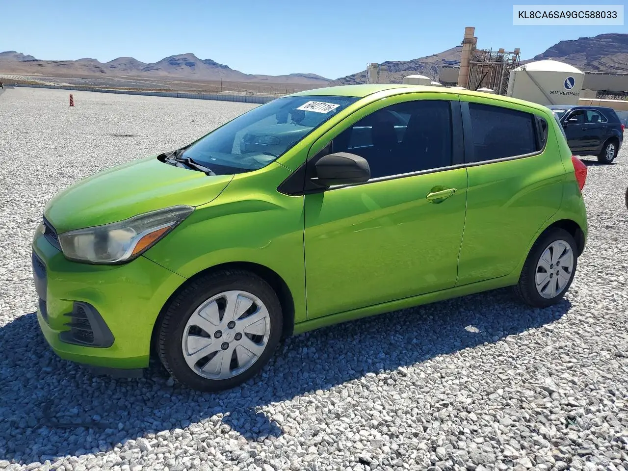 2016 Chevrolet Spark VIN: KL8CA6SA9GC588033 Lot: 60427116
