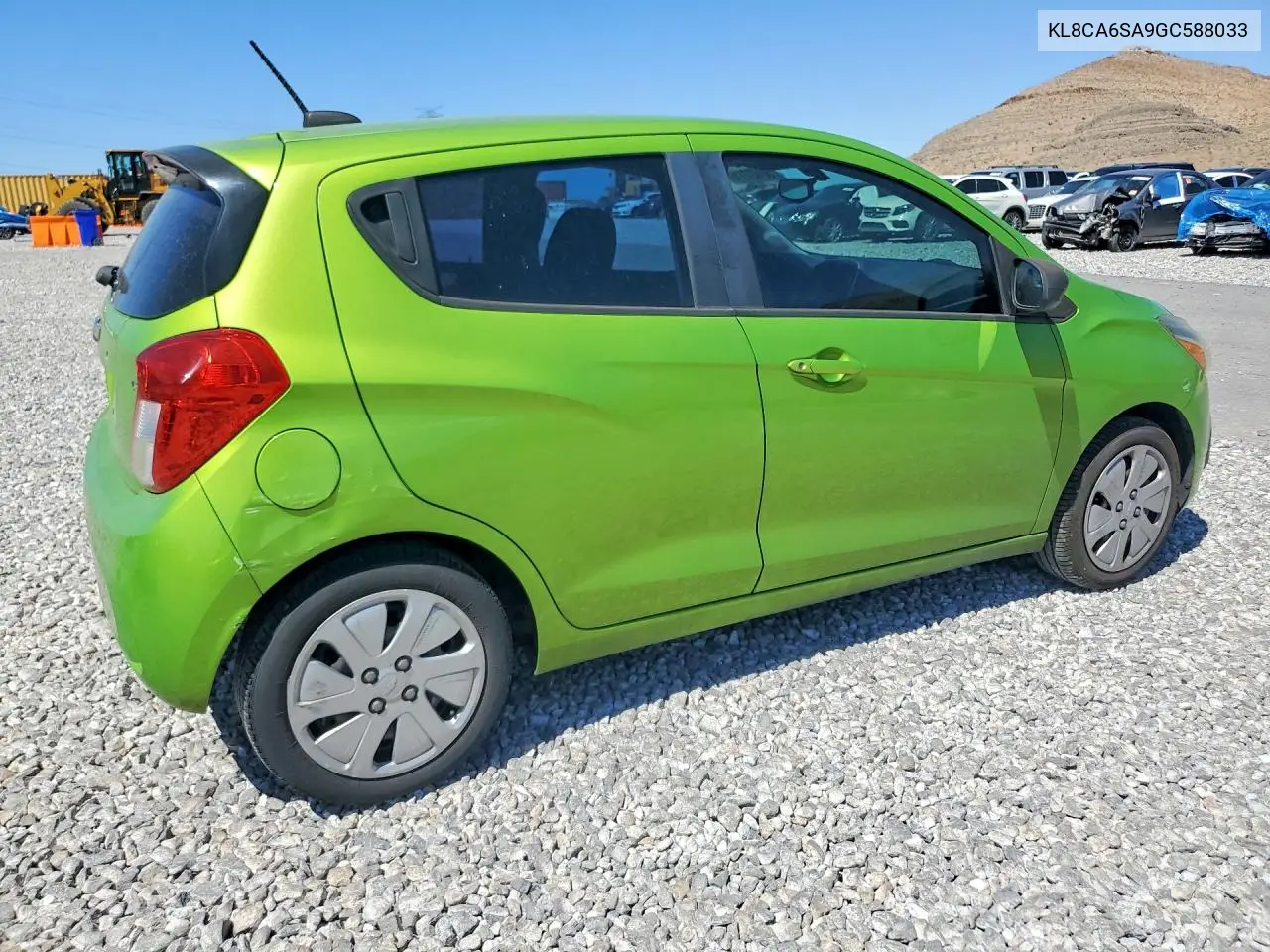 2016 Chevrolet Spark VIN: KL8CA6SA9GC588033 Lot: 60427116