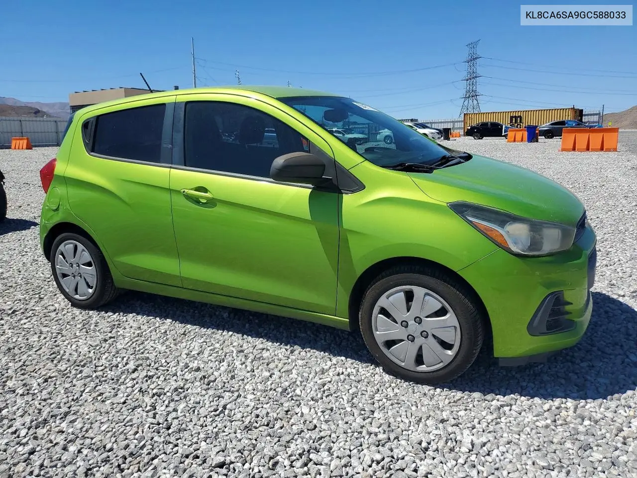 2016 Chevrolet Spark VIN: KL8CA6SA9GC588033 Lot: 60427116