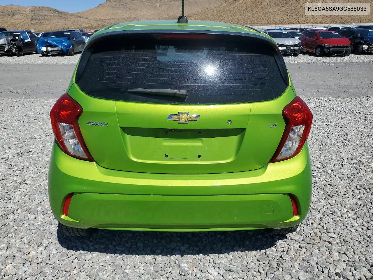 2016 Chevrolet Spark VIN: KL8CA6SA9GC588033 Lot: 60427116