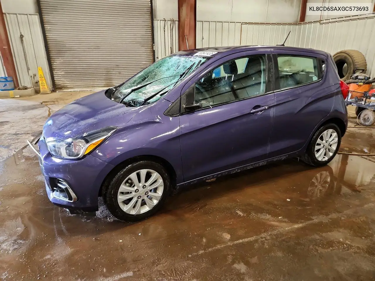2016 Chevrolet Spark 1Lt VIN: KL8CD6SAXGC573693 Lot: 60641406