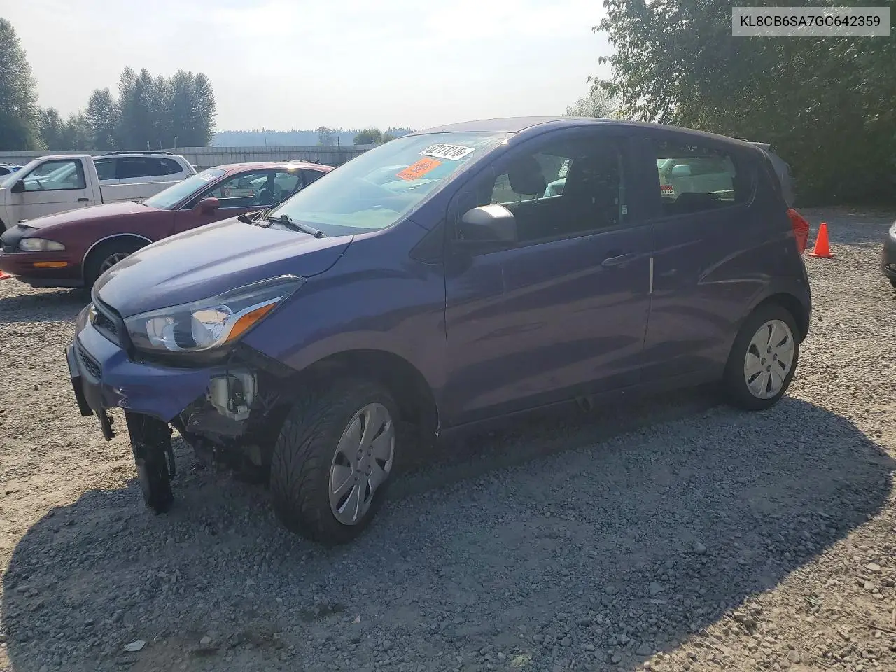 2016 Chevrolet Spark Ls VIN: KL8CB6SA7GC642359 Lot: 62171276