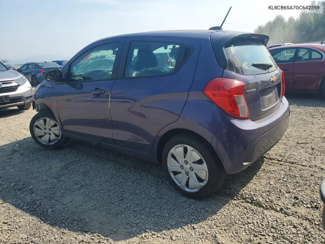 2016 Chevrolet Spark Ls VIN: KL8CB6SA7GC642359 Lot: 62171276