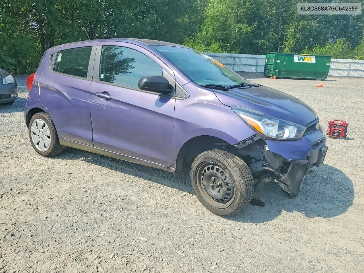 2016 Chevrolet Spark Ls VIN: KL8CB6SA7GC642359 Lot: 62171276