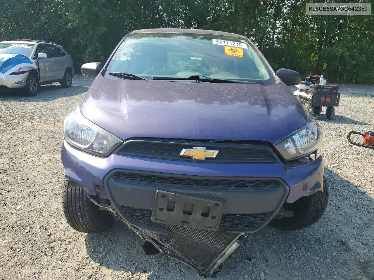 2016 Chevrolet Spark Ls VIN: KL8CB6SA7GC642359 Lot: 62171276