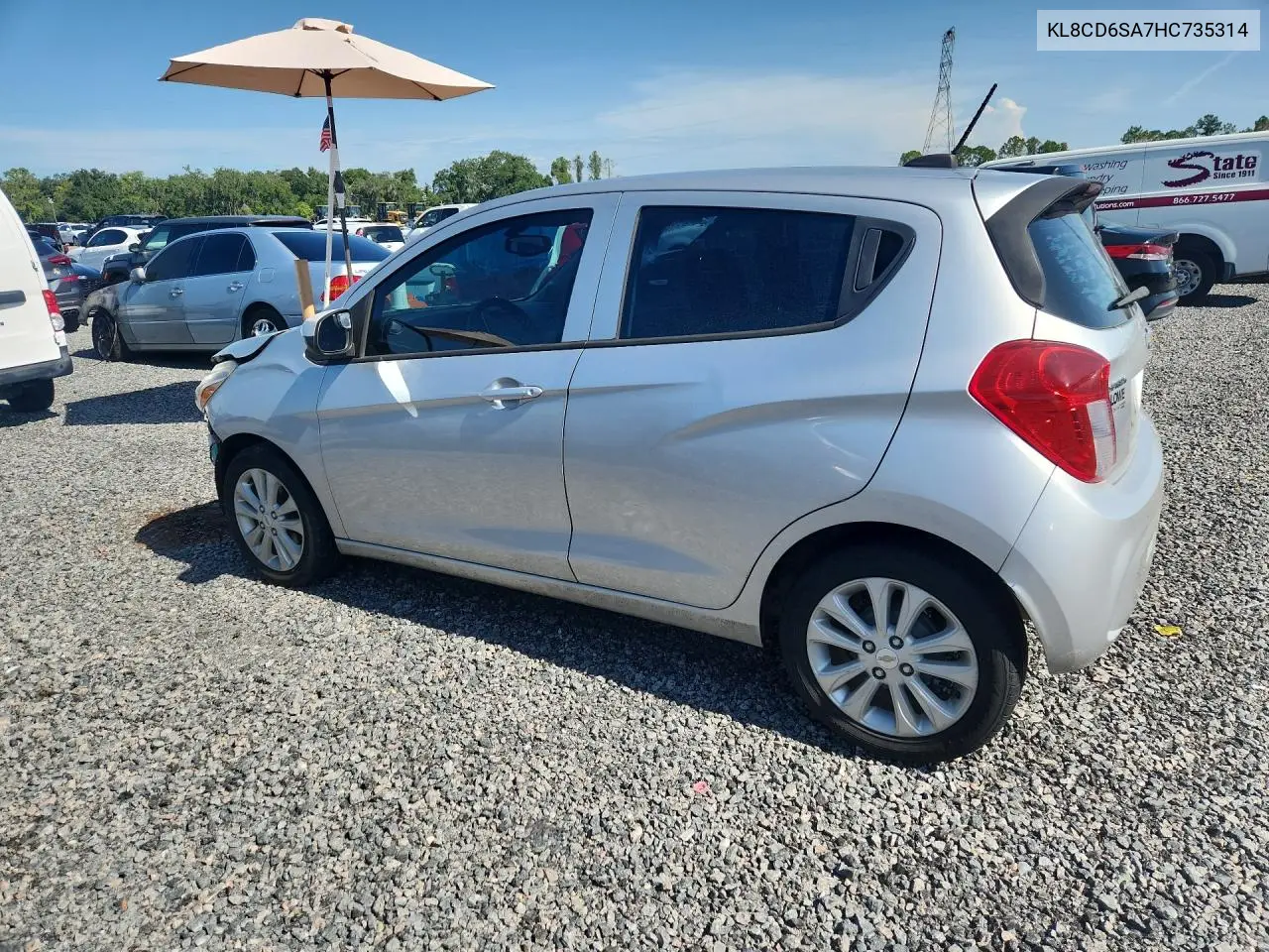 2017 Chevrolet Spark 1Lt VIN: KL8CD6SA7HC735314 Lot: 58683666