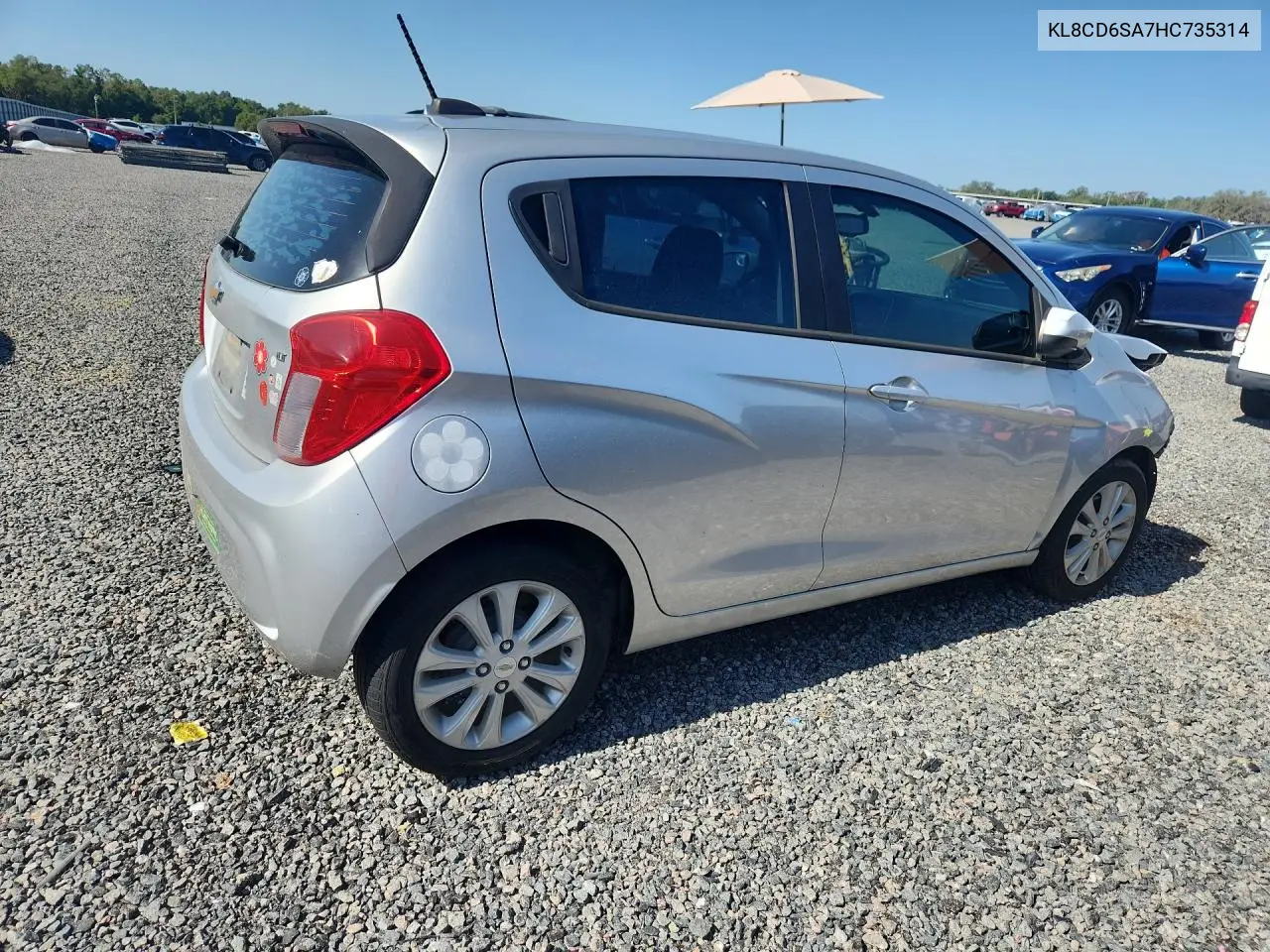 2017 Chevrolet Spark 1Lt VIN: KL8CD6SA7HC735314 Lot: 58683666