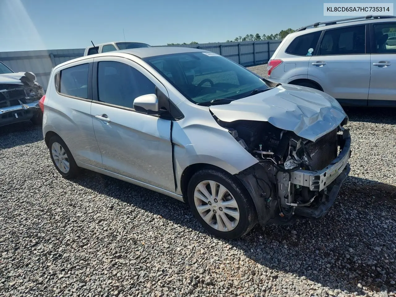 2017 Chevrolet Spark 1Lt VIN: KL8CD6SA7HC735314 Lot: 58683666
