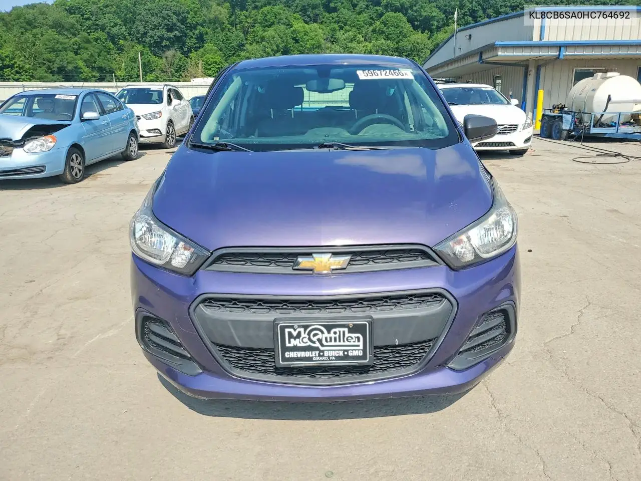 2017 Chevrolet Spark Ls VIN: KL8CB6SA0HC764692 Lot: 59672466