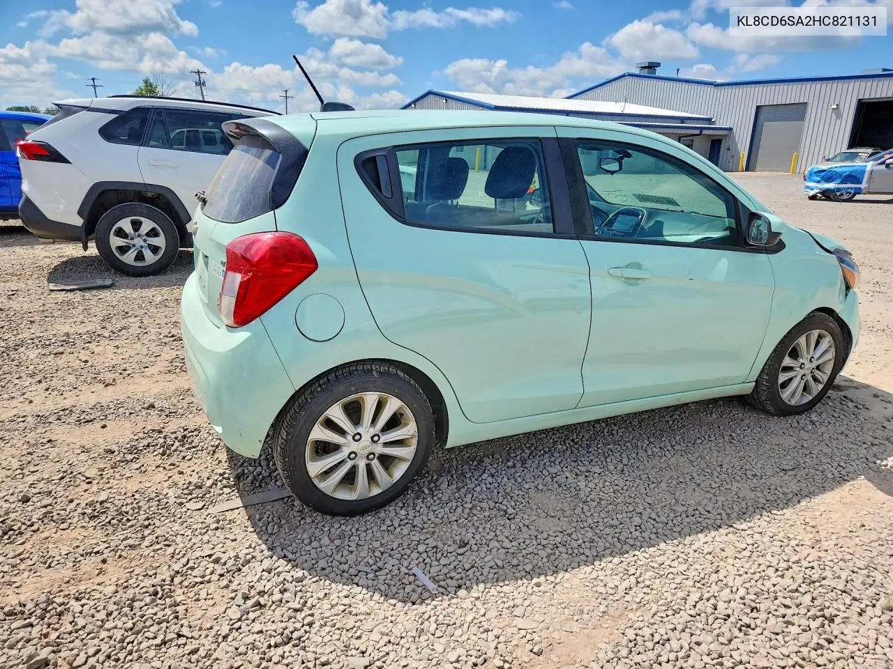 2017 Chevrolet Spark 1Lt VIN: KL8CD6SA2HC821131 Lot: 60182266