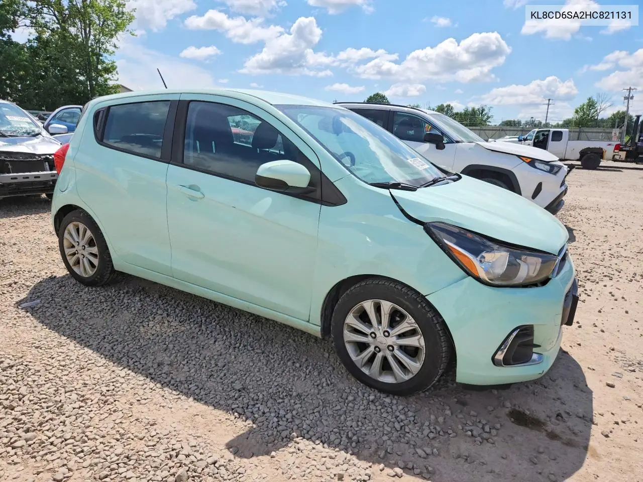 2017 Chevrolet Spark 1Lt VIN: KL8CD6SA2HC821131 Lot: 60182266