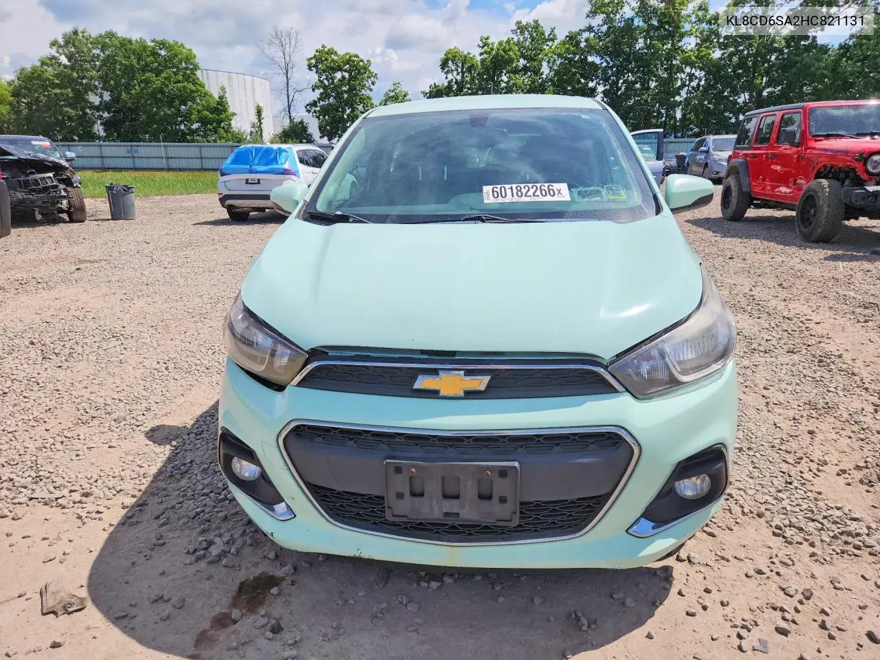 2017 Chevrolet Spark 1Lt VIN: KL8CD6SA2HC821131 Lot: 60182266