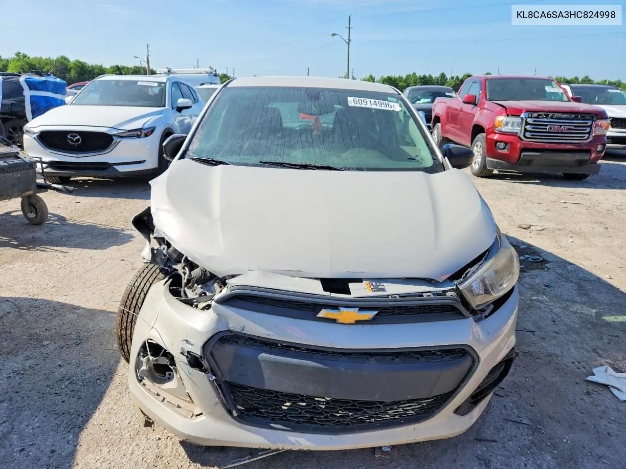 2017 Chevrolet Spark Ls VIN: KL8CA6SA3HC824998 Lot: 60914996