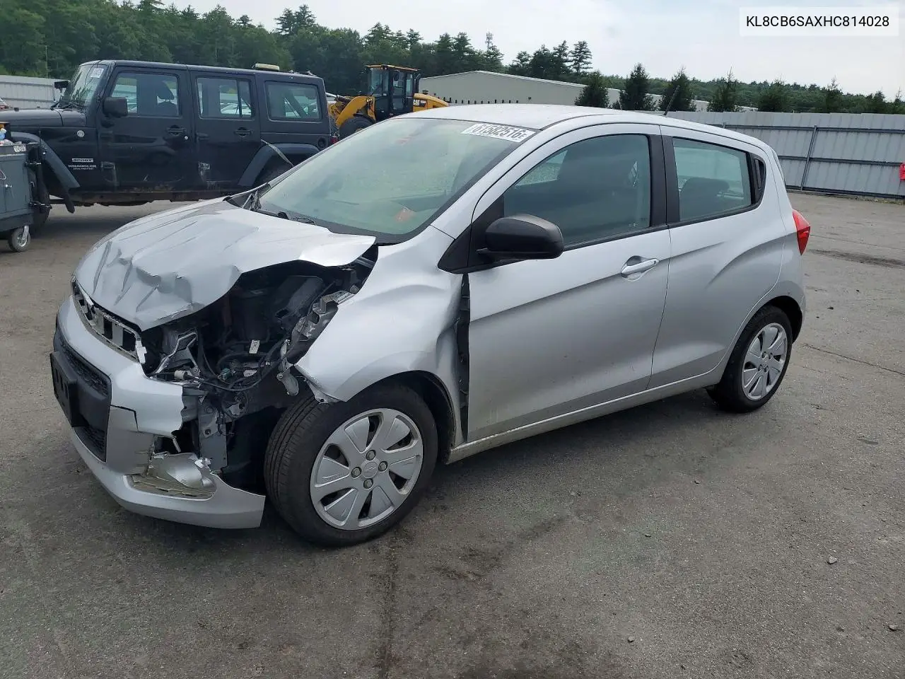 2017 Chevrolet Spark Ls VIN: KL8CB6SAXHC814028 Lot: 61582516