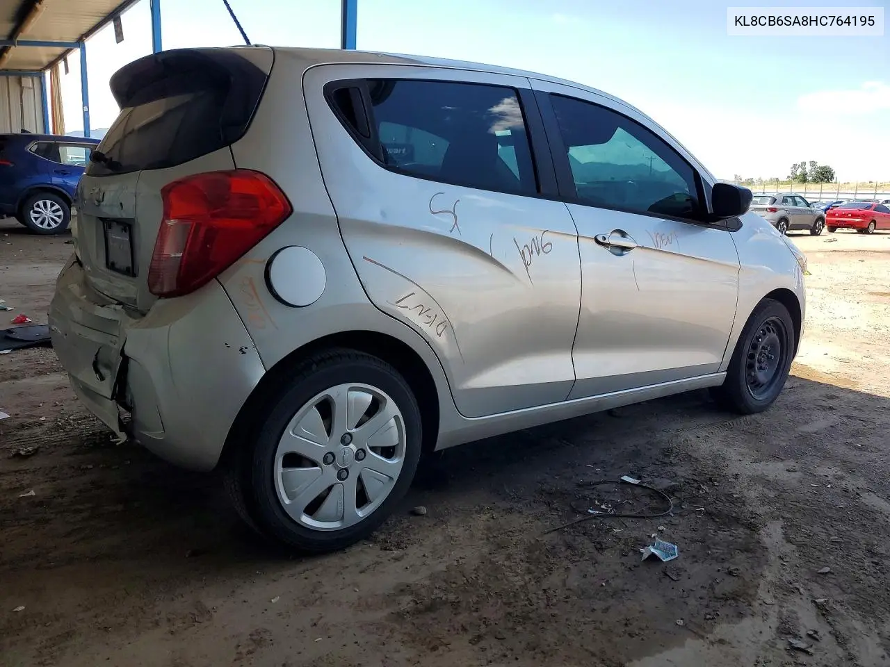 2017 Chevrolet Spark Ls VIN: KL8CB6SA8HC764195 Lot: 61585526