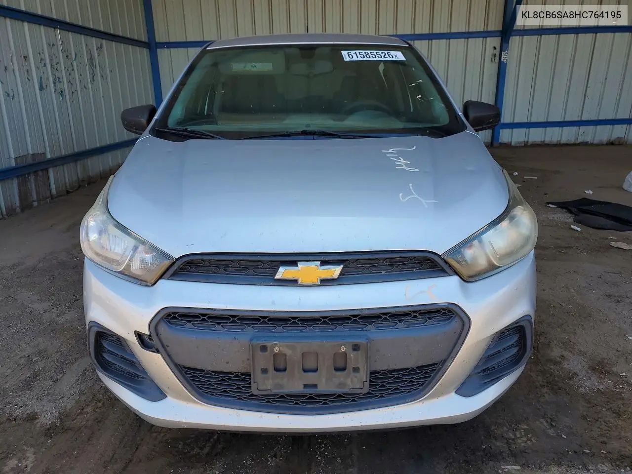 2017 Chevrolet Spark Ls VIN: KL8CB6SA8HC764195 Lot: 61585526