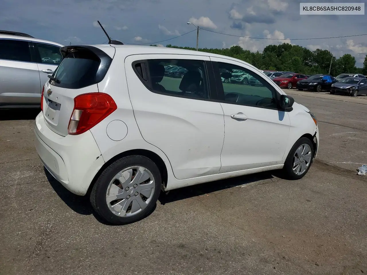 2017 Chevrolet Spark Ls VIN: KL8CB6SA5HC820948 Lot: 61605626