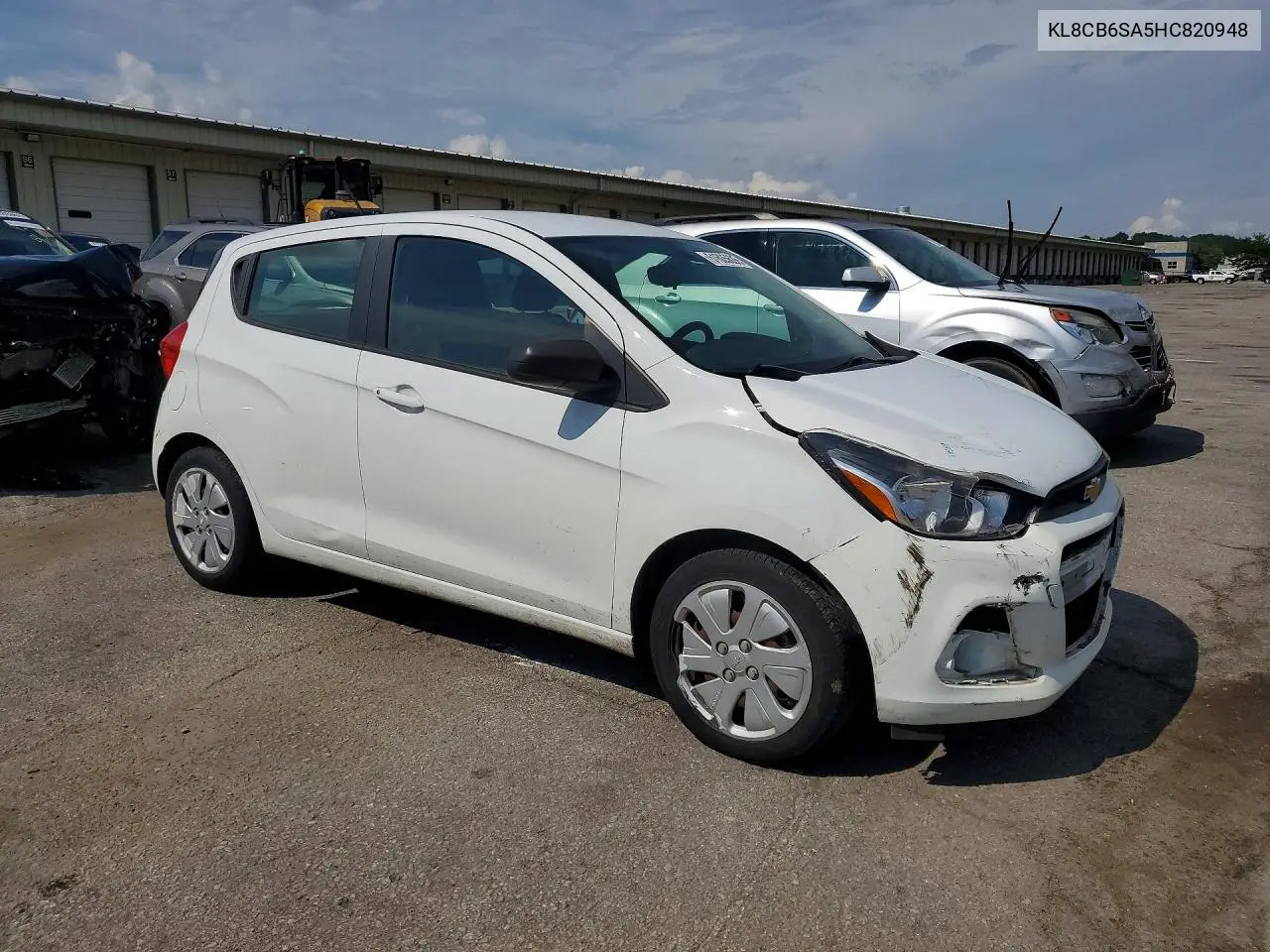 2017 Chevrolet Spark Ls VIN: KL8CB6SA5HC820948 Lot: 61605626