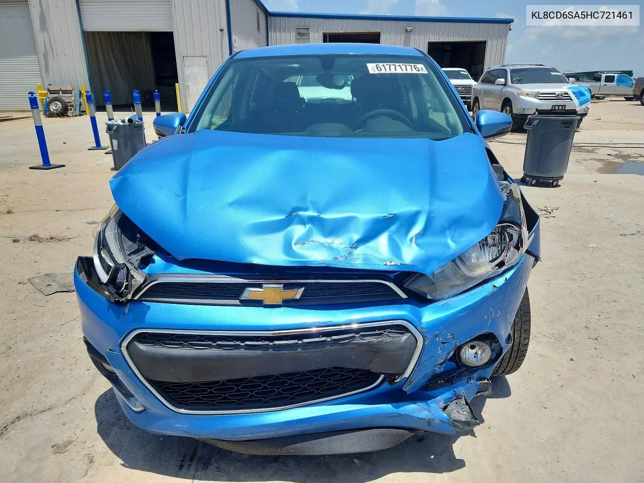 2017 Chevrolet Spark 1Lt VIN: KL8CD6SA5HC721461 Lot: 61771776